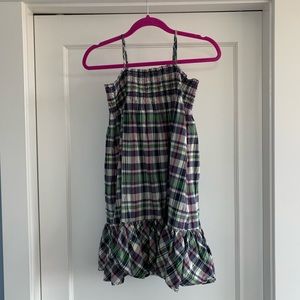 Girls size 12 Ralph Lauren plaid smocked dress